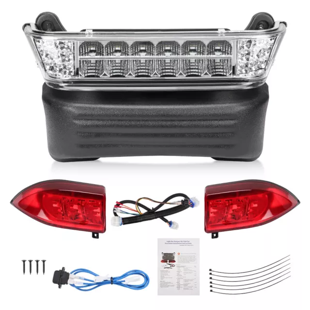 Golf Cart Headlight Tail Light Kit w/ Turn Signal for Club Car Precedent 2004-08