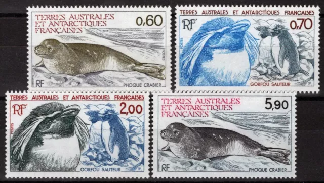 ZAYIX FSAT TAAF 107-110 MNH Arctic Wild Life Seals Penguins 092922S18M