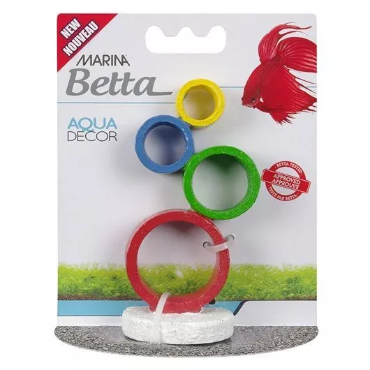 Aquarium, Marina Betta Aqua Decor - Circus Rings (1 count)