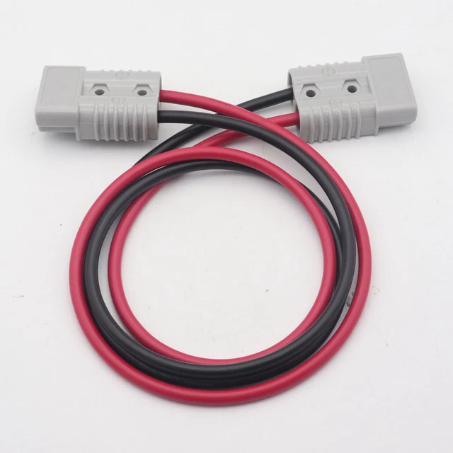 3.93ft/1.2m 6AWG For 175A Anderson Plug to 175A Anderson Plug Extension Lead