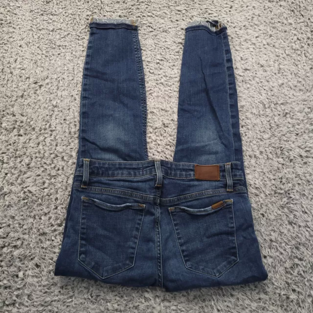 Joes Jeans Womens 27 Blue Flawless The Markie Skinny Crop Normcore Bikercore