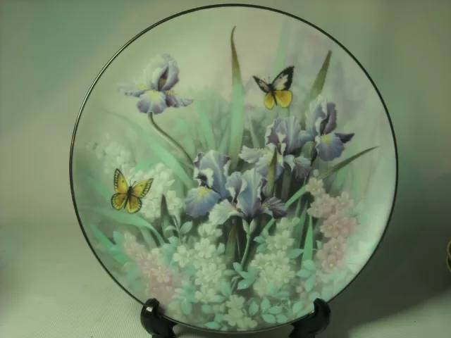 Choose ONE OR MORE Plates THE JEWELS OF THE FLOWERS Knowles Butterfly Plate