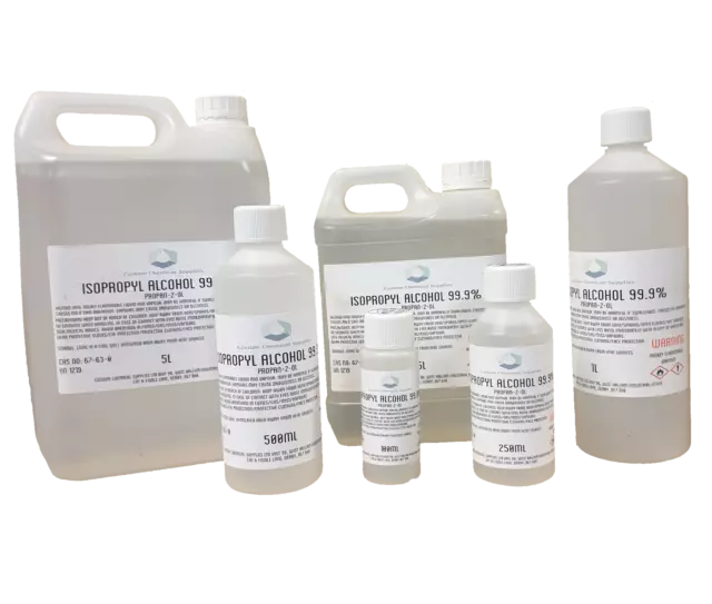 Isopropyl Alcohol IPA 99.9% Cleaning Industrial Pure Isopropanol grade ANY SIZE