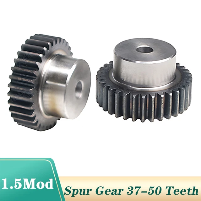 1.5 Mod Zahnrad Stirnrad 37 - 50 Zähne With Schritt C45 Ritzel Zahnrad aus Stahl