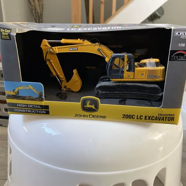 ERTL Britains 15706 John Deere 200C LC Excavator Yellow & Black - Die-Cast Model