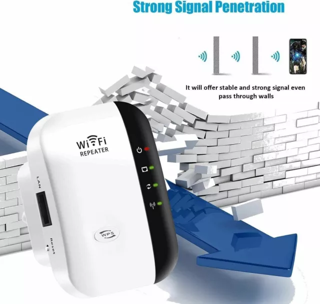 300Mbps Wifi Extender Repeater Range Booster Wireless-N 802.11 AP Router AU Plug 3