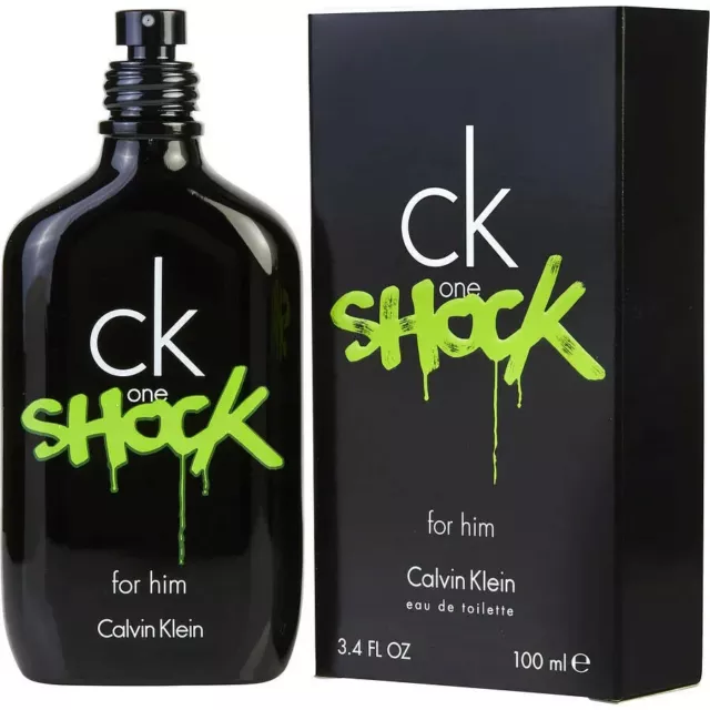 Calvin Klein Ck One Shock Eau De Toilette Edt 100Ml Spray - Men's For Him. New