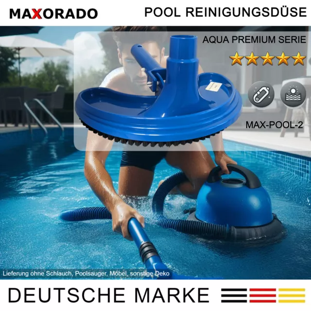 Pooldüse Bodendüse für Intex Bestway Pool Reinigung Bürste Poolsauger Sauger