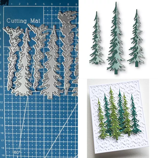 Metal Cutting Dies Trees Scrapbooking Album Paper Card Embossing Stencils Crafts