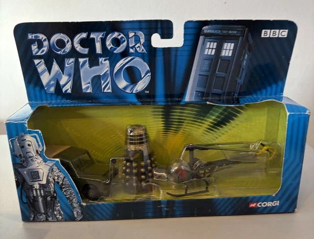 Lot De 3 Figurines CORGI Doctor Who – Dalek & Davros, édition Limitée Certifiée