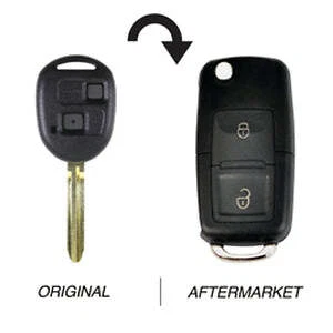 2 Button TOY43 315MHz Flip Key Upgrade 60070 to suit Toyota Estima