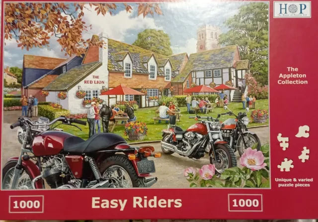 House of Puzzles - 1000-teiliges Puzzle - Easy Riders Biker Appleton