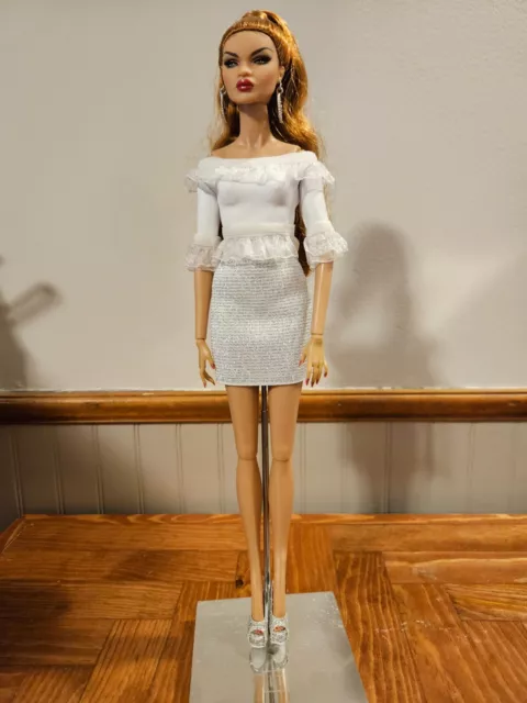 Integrity Toys Fashion Royalty Nu Face Fit To Print Nadja Redressed