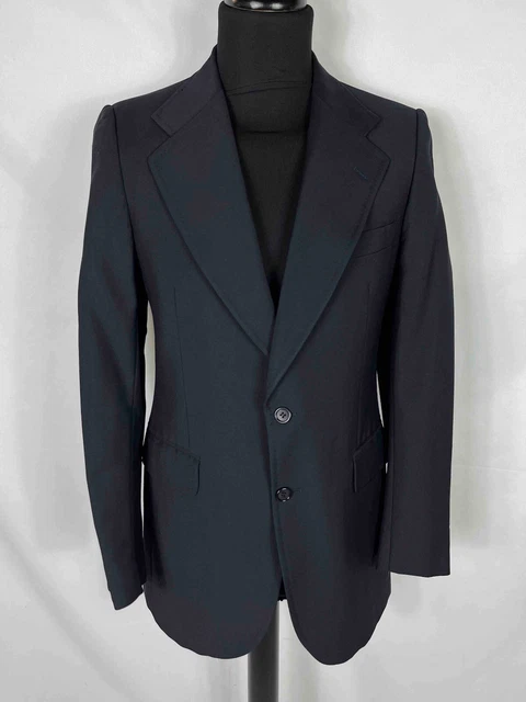 PIERRE CARDIN PARIS VINTAGE '70 Giacca Blazer Uomo Lana Man Jacket Sz.S - 46