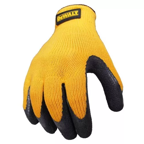 Gants de travail enduits de caoutchouc texturé DeWalt poignée DPG70