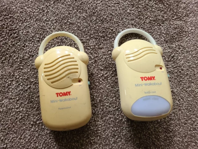 Tomy Walkabout Mini Compact portable Baby Monitor *Untested sold for parts*