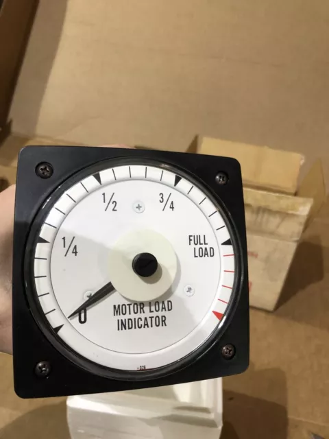 CMI Motor Load 2830-1161-LMML Indicator System Panel Gauge. NOS