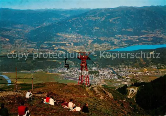 73855718 Spittal_Drau_Kaernten_AT mit Goldeck Seilbahn Millstaettersee Seeboden