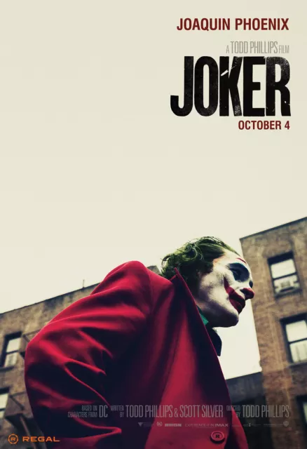 JOKER - Affiche de Cinéma - Poster du Film - Joaquin Phoenix