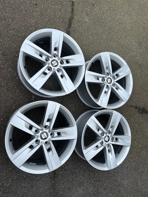 4X ORIGINAL FELGE Seat Leon 5F 7Jx17 ET49 17 Zoll 5F0601025T Alufelge