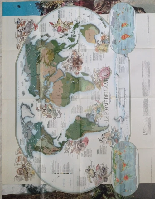 CARTA GEOGRAFICA MAPPA Asia Carta Politica 2001 La Biodiversita ...