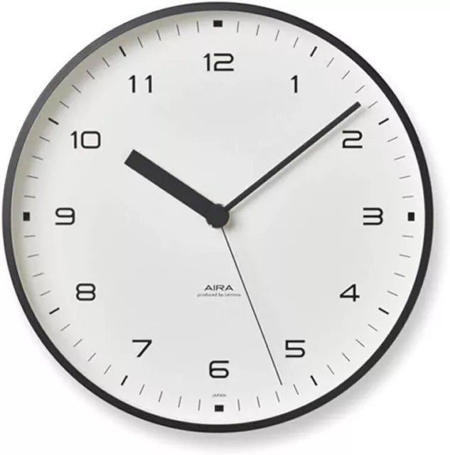 Reloj de pared Lemnos AIRA AIRA analógico aluminio blanco LC18-03 WH