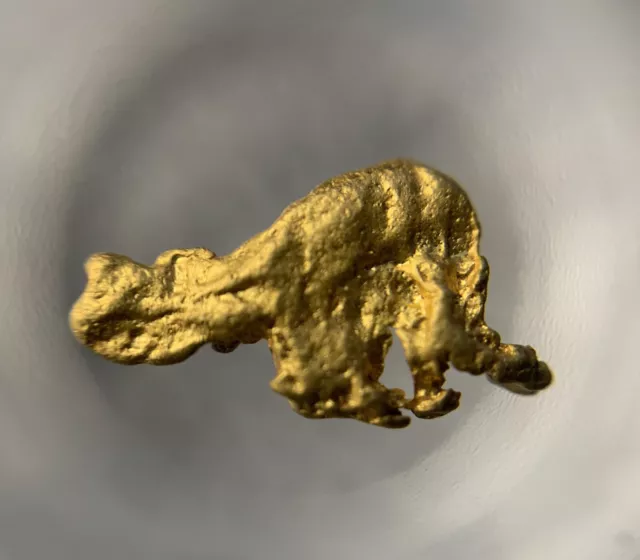 🦖Very Unique Natural Gold Nugget  Western Australia “Dinosaur” pendant piece