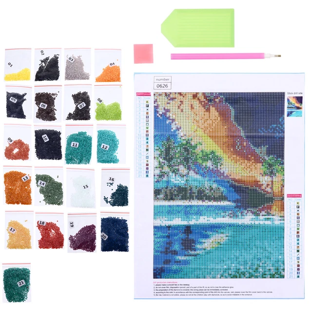 Pintura De Diamantes En Estilo Insular Pintura Decoración Imágenes Creativas Para Colgar Hogar