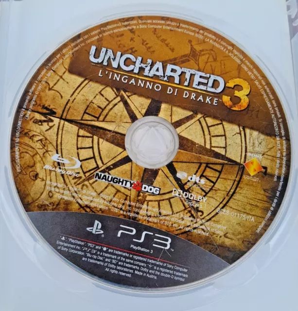 Gioco Videogioco Uncharted 3 L'inganno di Drake  Playstation 3 Ps3 Sony