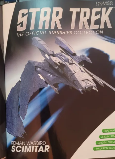 Star Trek Eaglemoss Special Issue Reman Warbird SCIMITAR