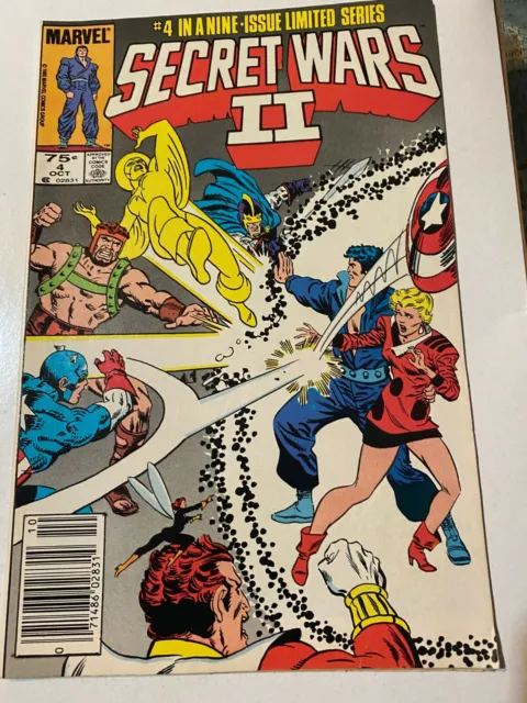 Marvel: Secret Wars 2 October 85  Vol.1 #4 Issue Comic - Avengers NEWSTAND VF/NM