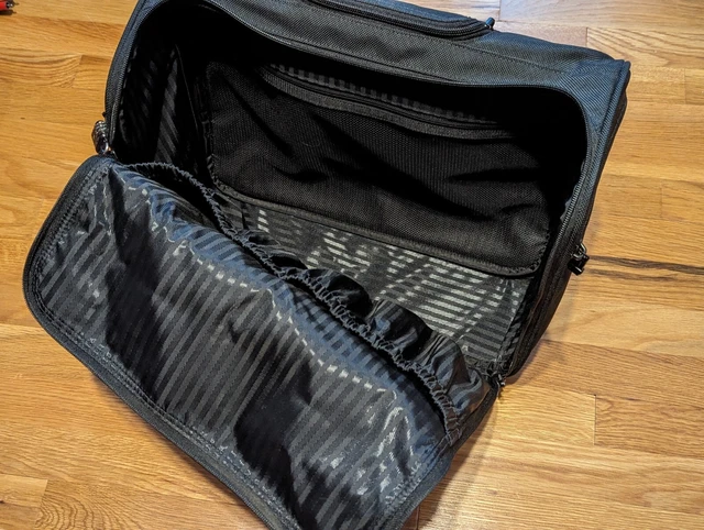 Tumi 'Alpha' Black 2 Wheeled 17” Rolling Tote Carry On Luggage 2221D3 Weekender 3