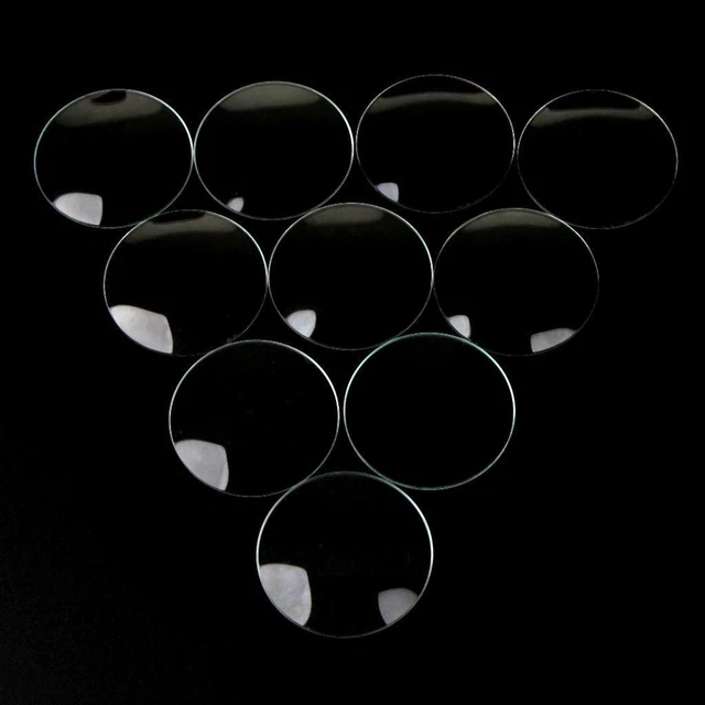 Verre Minéral Pour Montre Gousset - Diamètre 24.5 Mm - Neuf Sans Boîte