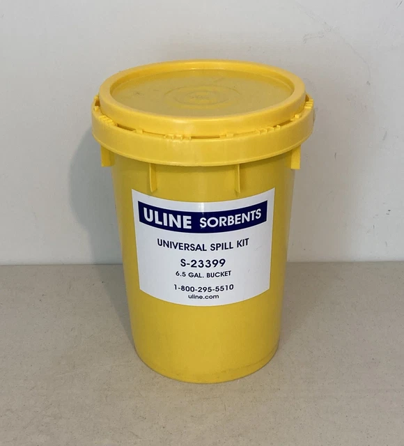 Uline S-23399 Universal Bucket Spill Kit 6.5 Gallon