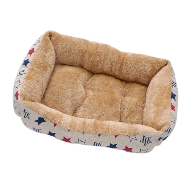 1PC Verdickt Weichen Hund Bett Pet Plüsch Bett Für Winter Hunde Haustiere