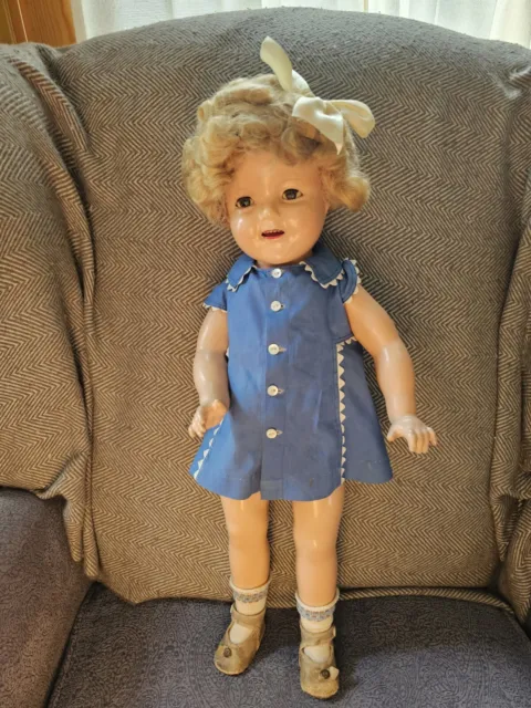 Vintage Ideal 22" Shirley Temple Comp Doll Must See