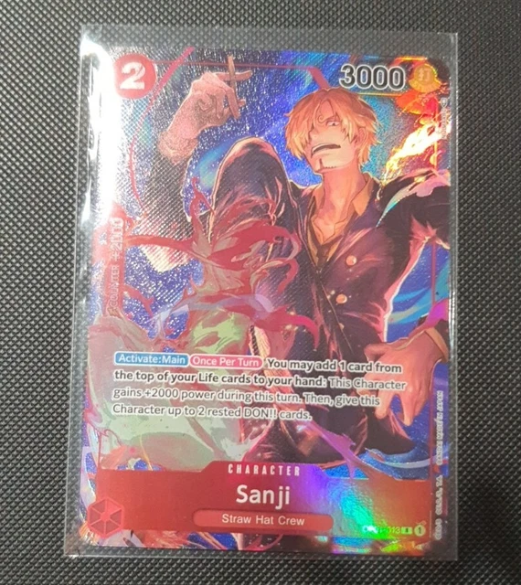 Prix de Sanji [Alternate Art] PRB01-001 | One Piece Premium Booster | Cartes de One Piece
