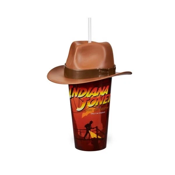 INDIANA JONES & The Dial Of Destiny Popcorn Metal Bucket & Collectible