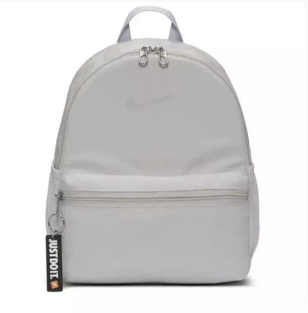 NIKE BRASILIA JUST Do It Mini Grey Backpack 11 Litre Brand New - DR6091-078  £16.95 - PicClick UK