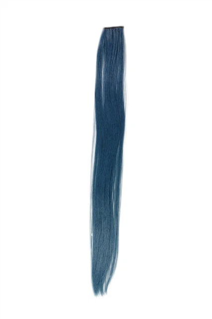 Extension Cheveux Clip-on Vert Clair Ondulée - 45 Cm - Résistante à La Chaleur