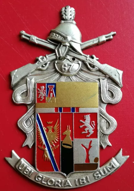 Crest Badge Distintivo 67° Reggimento Di Fanteria "Legnano" Esercito Italiano