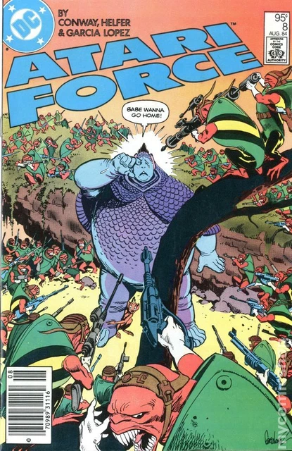 Atari Force Canadian Price Variant #8 FN 1984 Stock Image