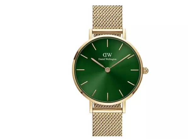 Montre Daniel Wellington Petite Emerald Gold Green DW00100479-Cadran vert