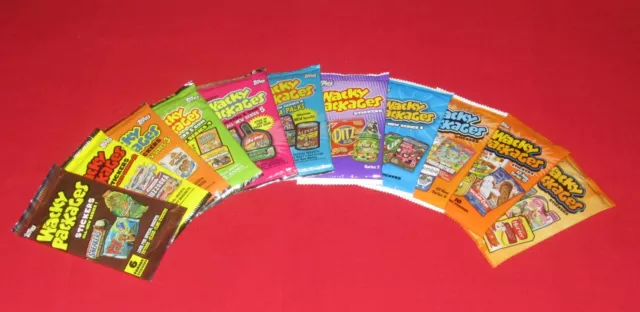 Wacky Packages Ans1 - Ans11  @@  11 Unopened Packs  @@   Nm/Mt