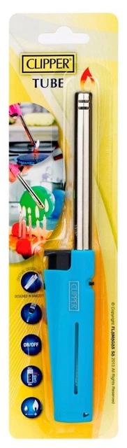 CLIPPER 1Pack Of Tube Refillable Long Reach Nose Gas Lighter. Perfect For Candle – Oak Candles – Made Proudly In The UK - Foto 3