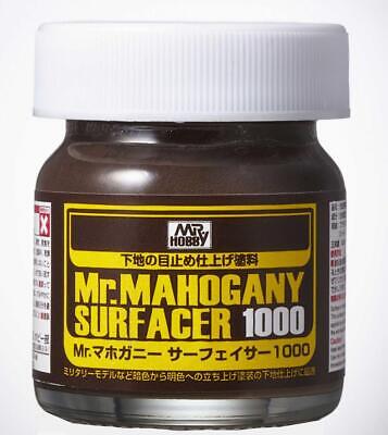Gunze GSI Mr.Hobby SF290 Mahogany Surfacer #1000 Dark Brown (40ml) For Model Kit