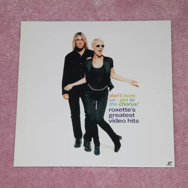 ROXETTE Don't Bore Us - Get To The Chorus! Greatest Video Hits - JAPAN LASERDISC