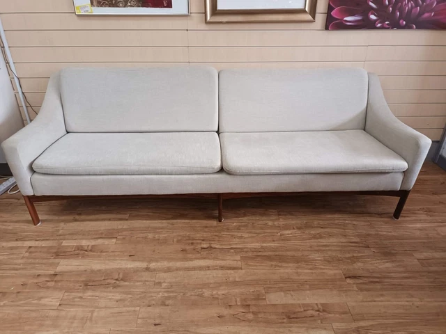 Mid Century Danish Sofa Rosewood Vintage Settee 1960's