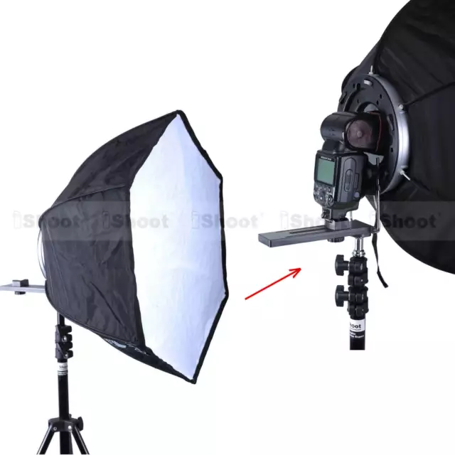 46cm Foldable Flash Soft Box Diffuser Reflector fr Canon Pentax Nissin Speedlite