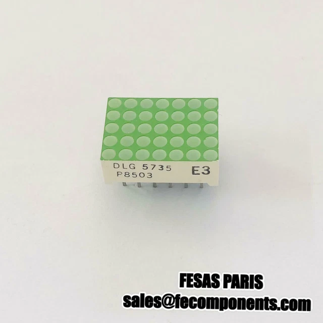 DLG5735 5 x 7 Dot Matrix LED Display 1-Character Green